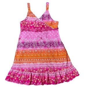 Girls Emily West Colorful Sleeveless Dress Size Girls 16
